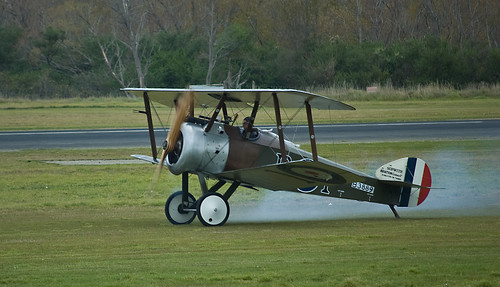 Warbird picture - Sopwith Camel taking off, Masterton, New Zealand, April 2009