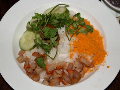 Rice dish at Quan An Ngon