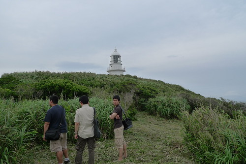 The miurakaigan lighthouse from a distance