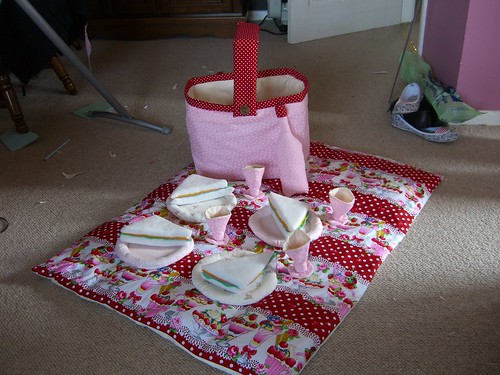 Picnic set by Aunt Angie.