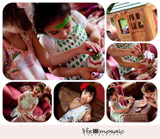 Blog Collage Girls Tea Party