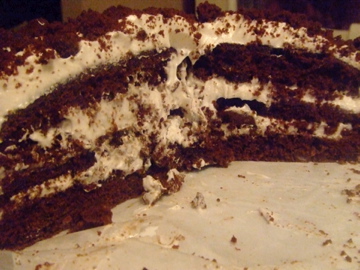 Devil's Food White Out Cake