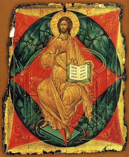 028- Cristo entronizado 1410- Rublev