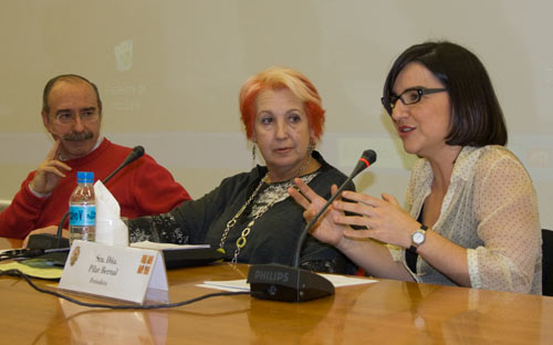 Afredo Matesanz, Rosa María Calaf y Pilar Bernal