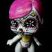 day of the dead altered art doll