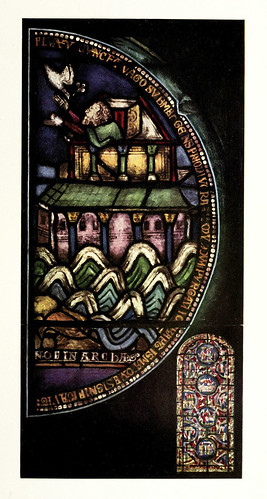 003- Noe en el arca-pasillo norte del coro de Canterbury siglo XII
