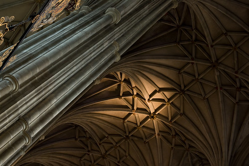 Ceiling and Columns, Canterbury Cathedral