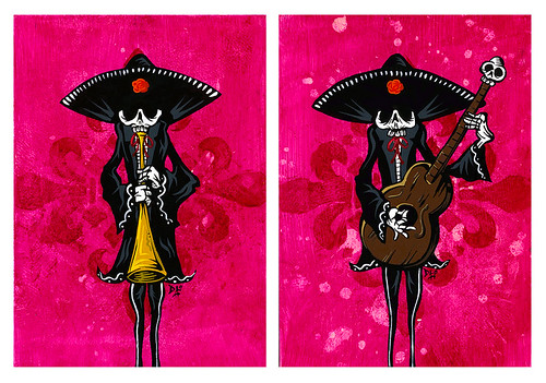 day of dead artwork. Day of the Dead Art -- Dos