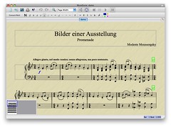 MuseScore 0.9.4 running on Mac