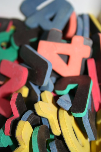 letter magnets. Coloured letter magnets. IMG_1450