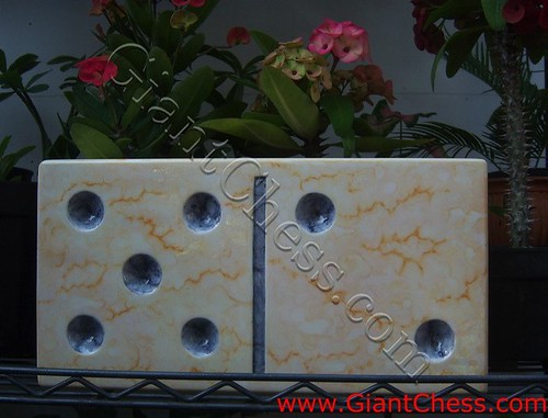 Wooden Marble Giant Domino