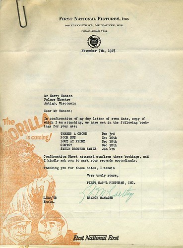 First National Stationary - THE GORILLA graphics