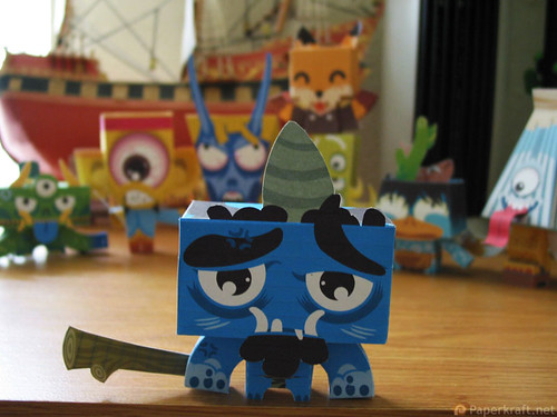 Japanese Monster Papercrafts - Oni