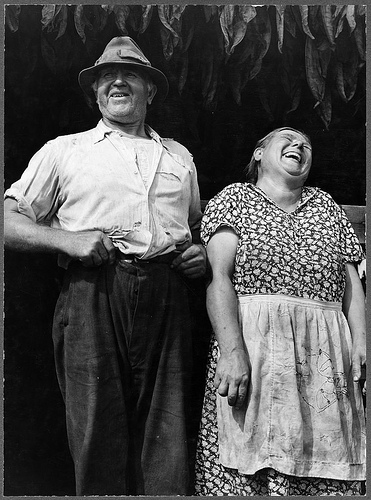 Mr. and Mrs. Andrew Lyman, Polish tobacco farmers near Windsor Locks, Connecticut 