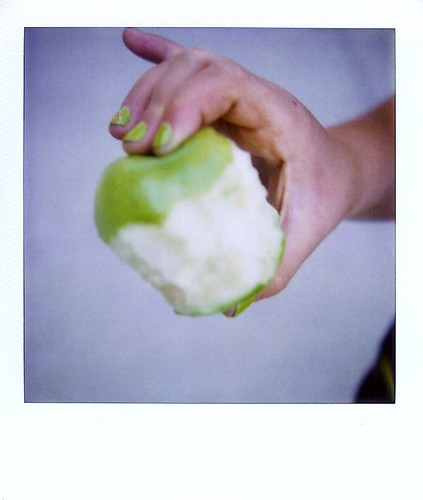 green apple green nails