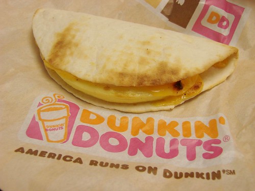 Dunkin Donuts Egg and Cheese