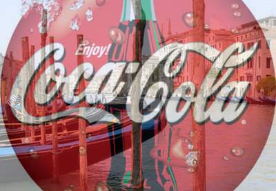 slight coca-cola branding in Venice?