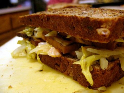 Tofu Reuben Sandwich