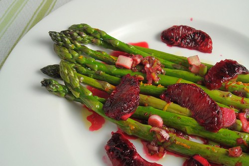 Asparagus with Blood Oranges