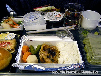Our airplane meal