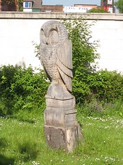 Middlesbrough, Carved Owl, Albert Park