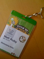 SXSW 2009 badge