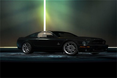 2008 GT500KR in KITT's colors in Need For Speed Undercover by imranbecks