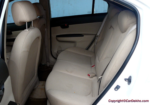 Hyundai Verna Rear Seats Interior 