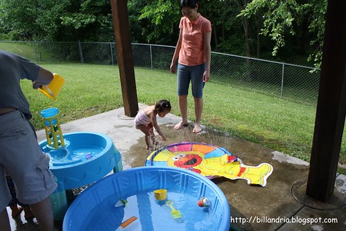 backyard toddler water park