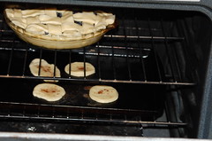 Pie in the oven