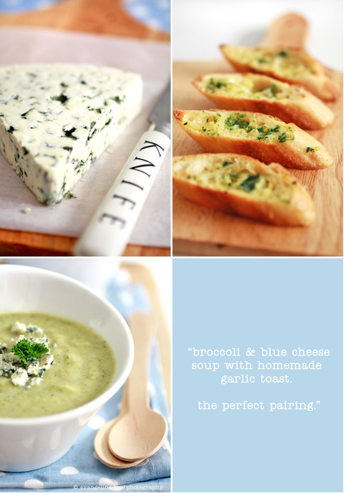 Broccoli & Blue Cheese Soup
