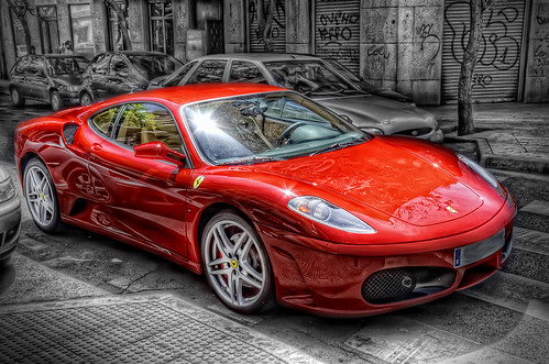 Ferrari F430 in Madrid, HDR