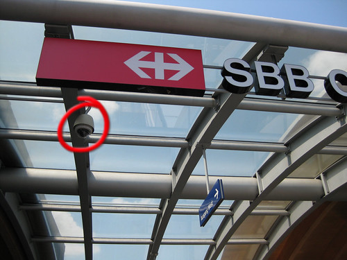 Videokamera Bahnhof Bern, Ausgang West