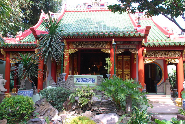 Chinese temple on Prasat estate Bangkok