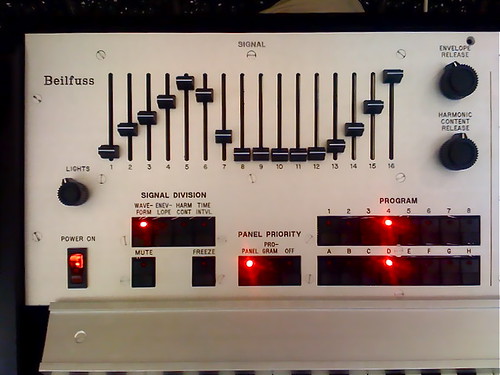 Beilfuss Step Synthesizer Front Panel 1 by John Grabowski.