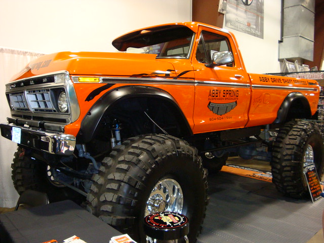 ford monster truck spring 4x4 abby pickup 1976 f250