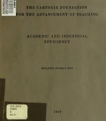 Cover of Academic and Industrial Efficiency