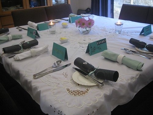 Table set for Mothers Day