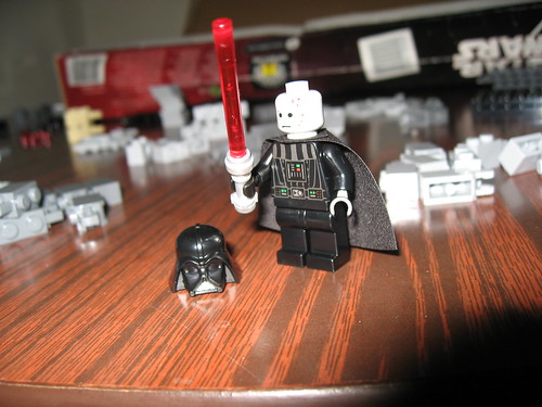 Lego Star Wars 8017 - Darth Vader helm off