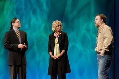 Dyna Bryant, Paul Ciciora and Jonathan Schwartz, General Session "Java: Change (Y)Our World" on June 2, JavaOne 2009 San Francisco