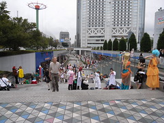 Tokyo Dome City Cosplayers