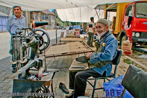 Shoe Maker of the Village Bazaar by voyageAnatolia.blogspot.com