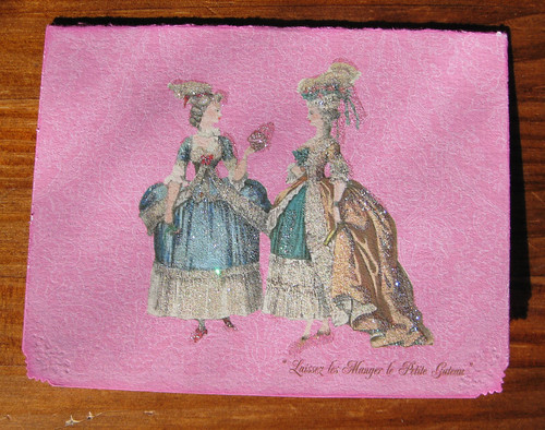 Marie Antoinette Paper Nosh card