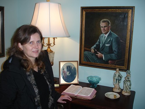 Anastasia Filat în casă la Billy Graham