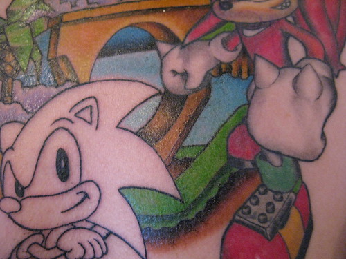 Meggies Sonic Tattoo by pikuchan. Meggies Sonic Tattoo