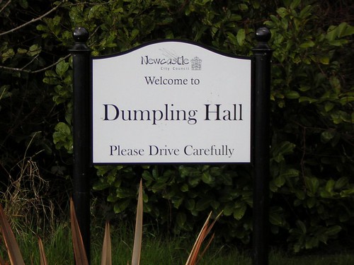 Dumpling sign