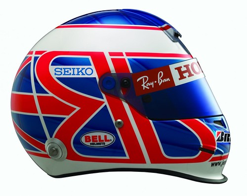 Jenson Button's helmet