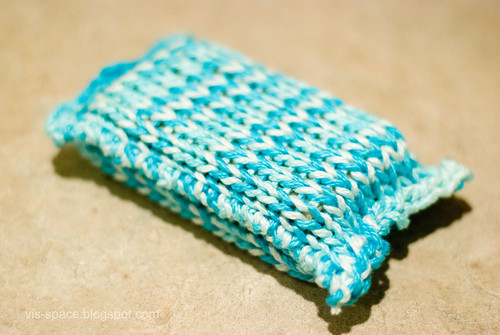 Knitted Soap Cover