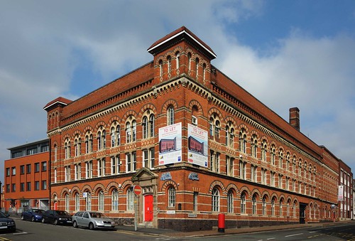 Image of one of the buildings in the Jewellery Quarter, the Argent Centre
