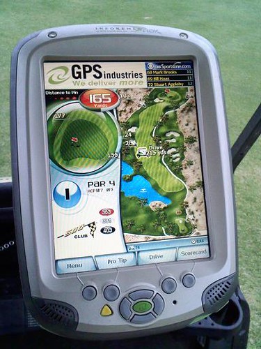 New cart technology at the course this year. If only it ran Firefox too...